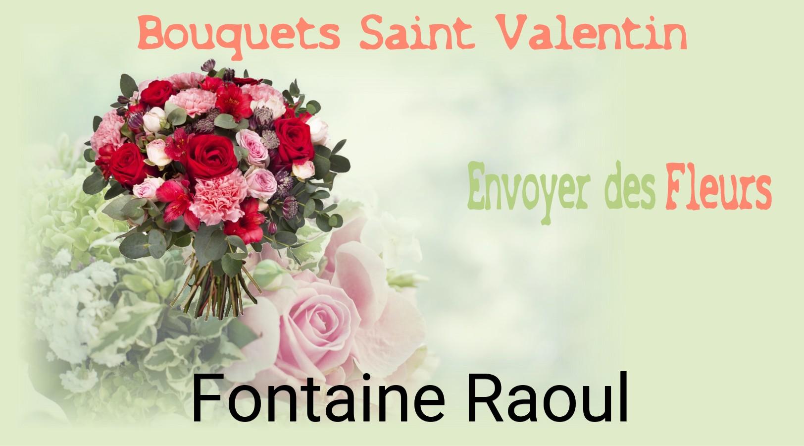 Roses de Saint-Valentin livrées à Fontaine-Raoul
